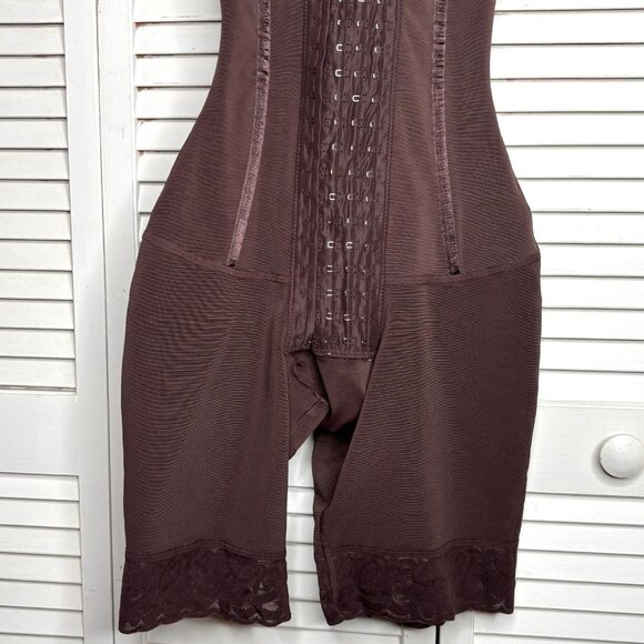 LUXEHEAL Hourglass-High Compression Mid Thigh w/Bra Stage 2/3 FAJA NWT M Post-Op - Picture 6 of 12